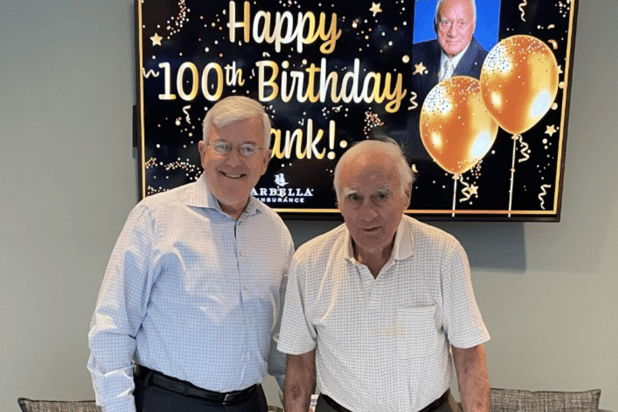 The co-founder of Arbella Insurance Group is celebrating his 100th birthday