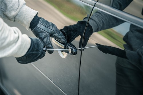 Where is your client’s car most likely to be stolen?