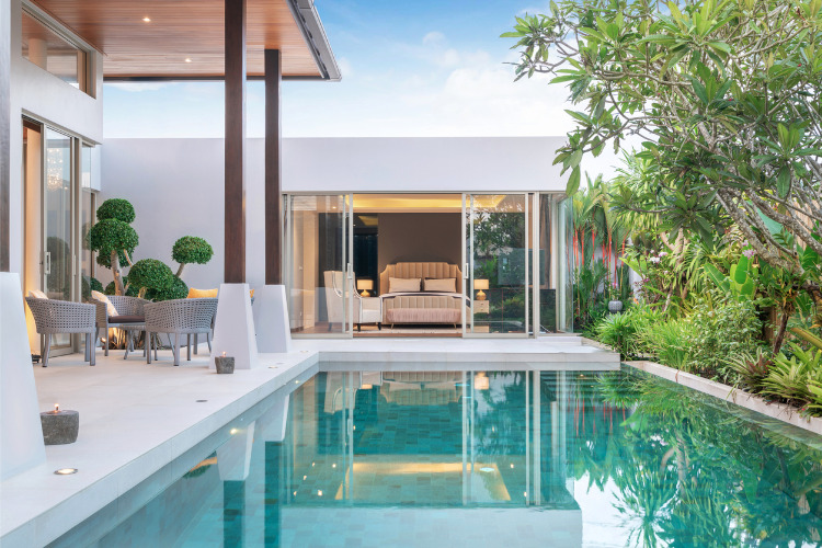 How one couple built their dream pool-side home