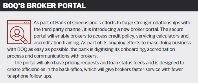 BOQ's broker portal