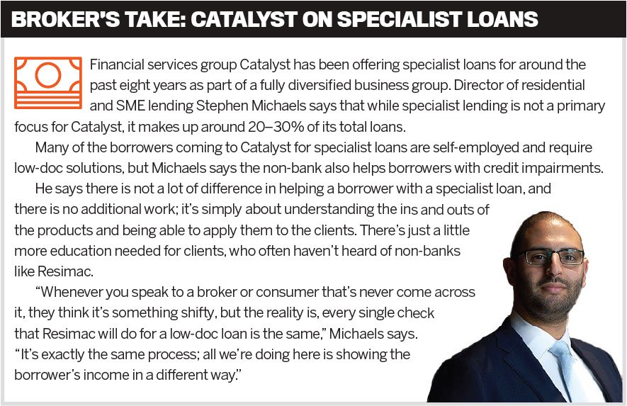 Broker's take: Catalyst on specialist loans