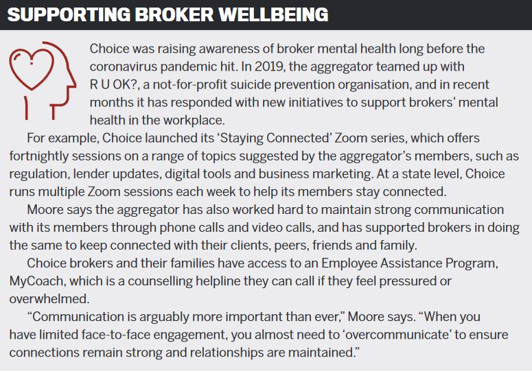 Supporting broker wellbeing