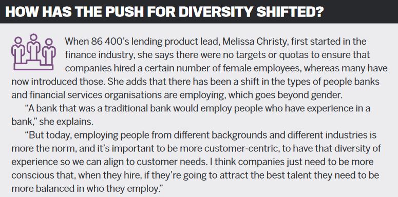 How has the push for diversity shifted?