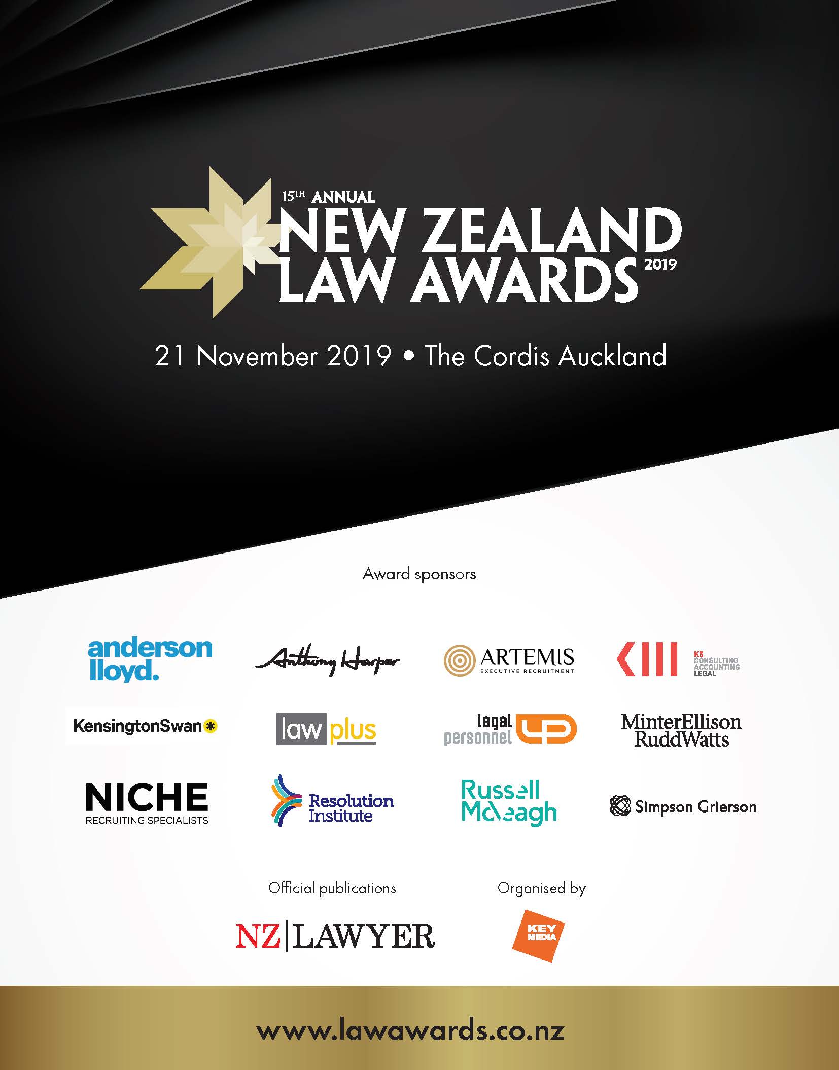 2019 New Zealand Law Awards Winners