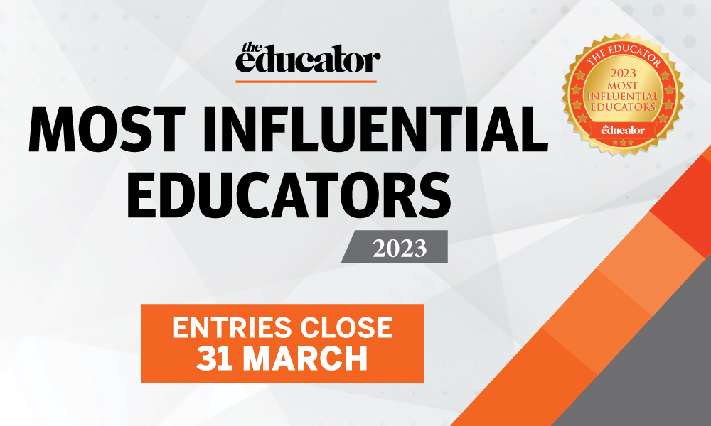 The search for the most influential educators ends soon