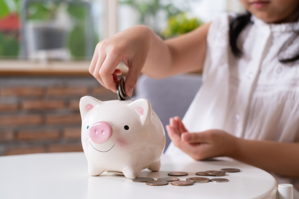 Kids Saving Money Images