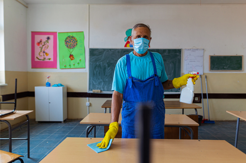 A third of school cleaners injured on the job, survey finds
