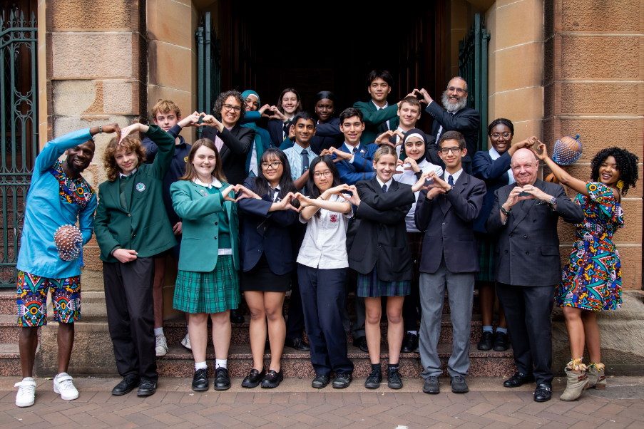 Australian students promote unity in time of turmoil