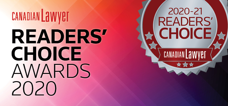 2020 Canadian Lawyer Readers' Choice Awards
