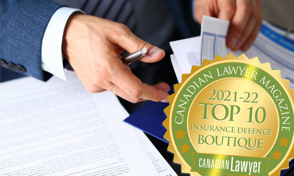 2021 Top Insurance Defence Law Boutiques