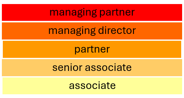  hierarchy in a typical law firm