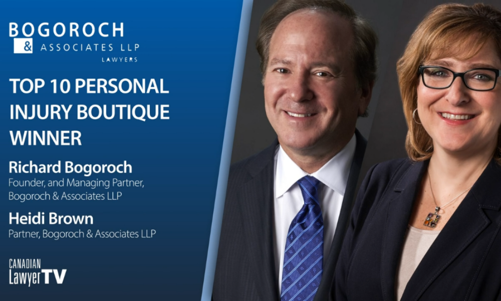 Richard Bogoroch and Heidi Brown of Bogoroch & Associates on personal injury and access to justice