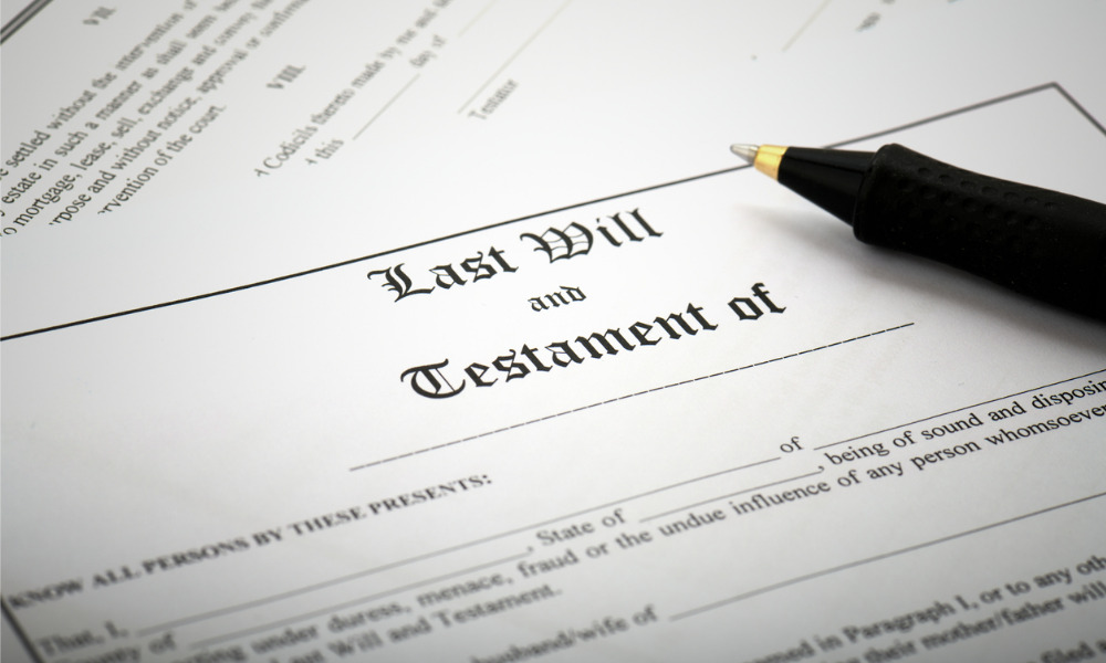 Testamentary intent prevails over statutory provision voiding gift to signatory witness: B.C. case