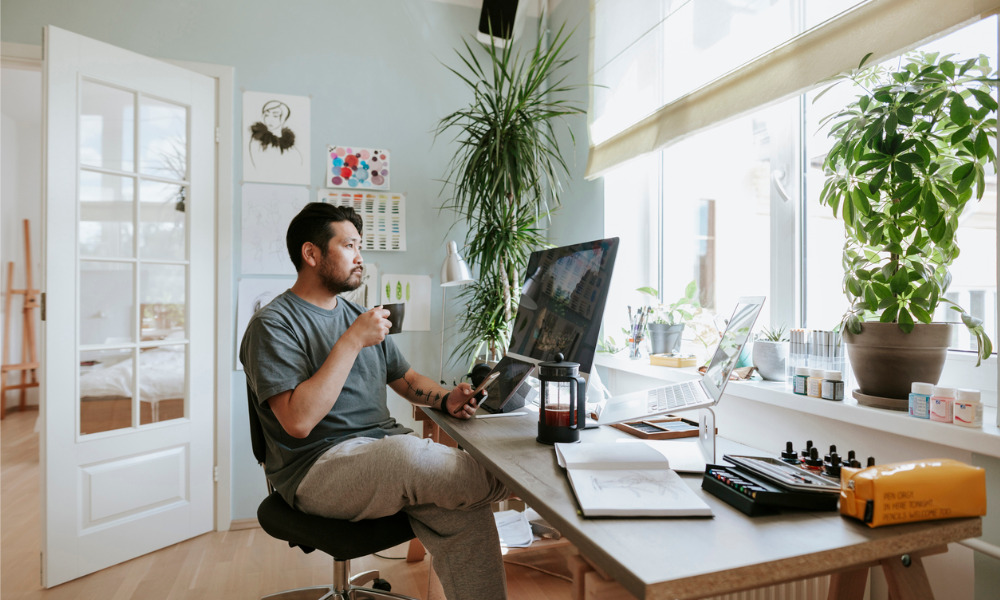 Work from home helps combat employee burnout