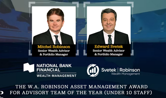 How Svetek-Robinson Wealth Management became the most outstanding advisory team with under 10 staff