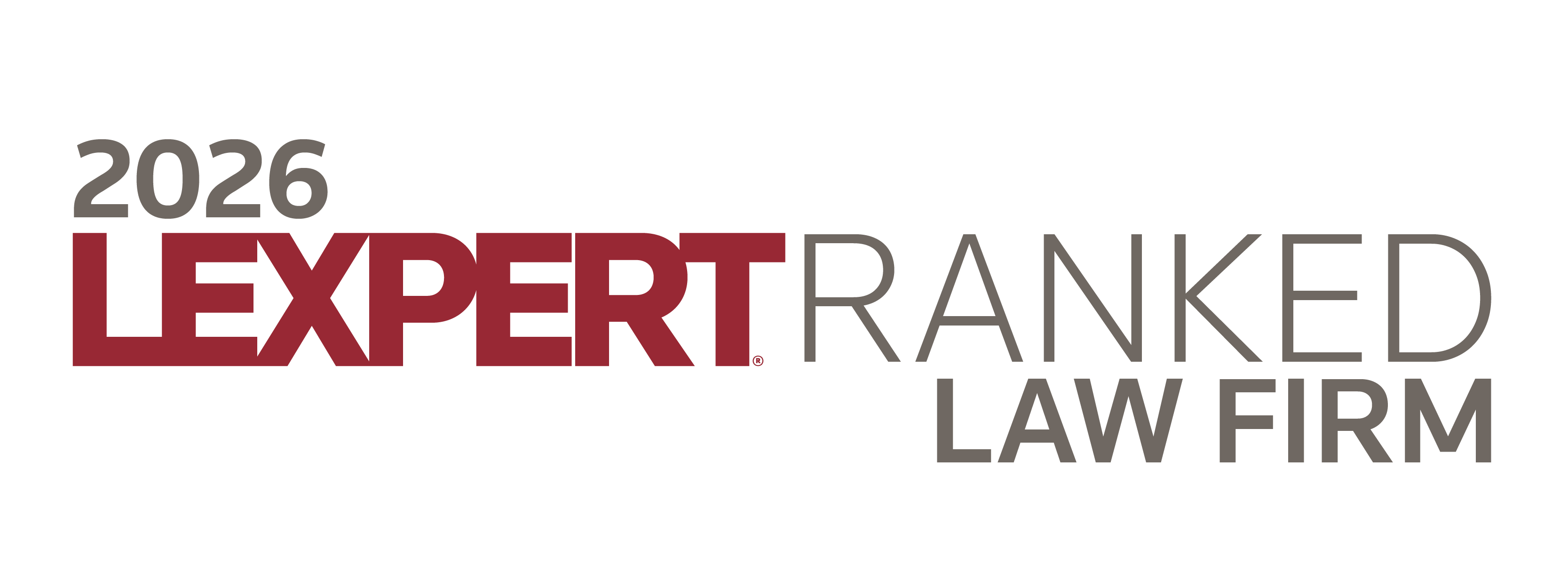 2026 LEXPERT-ranked Law Firm