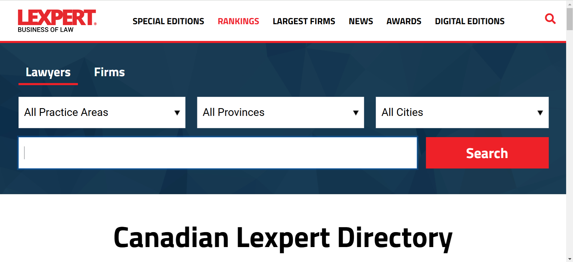 Canadian Lexpert Directory