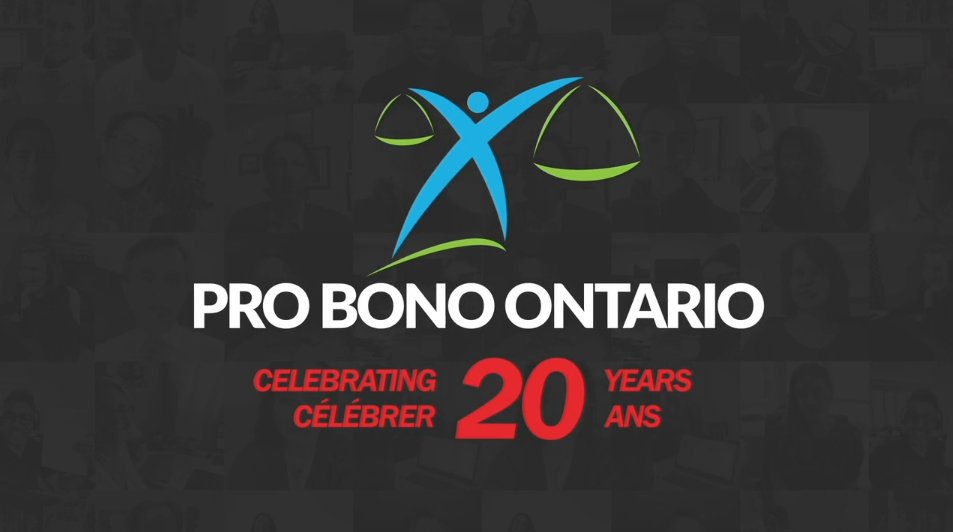Pro Bono Ontario Celebrating 20 Years