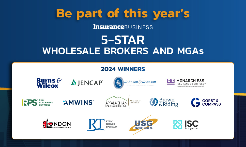 5-Star Wholesale Brokers and MGAs now accepting entries