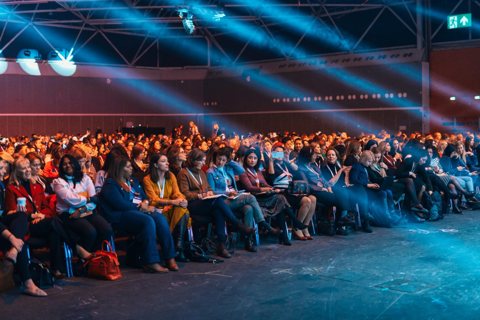 People attending an event 