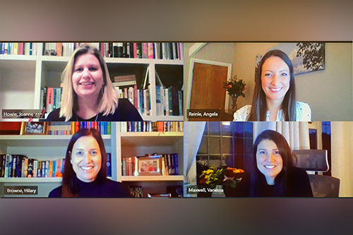 How does being a woman in the insurance industry prime you for a leadership role?