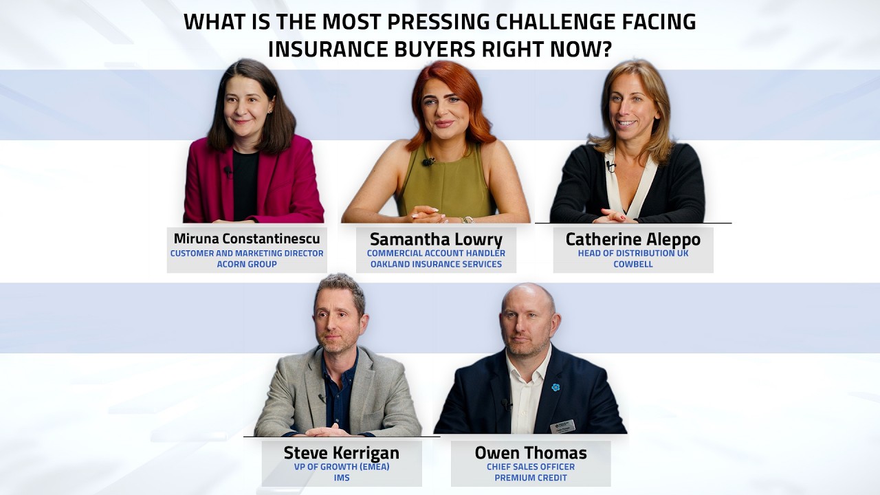 What is the most pressing challenge facing insurance buyers?