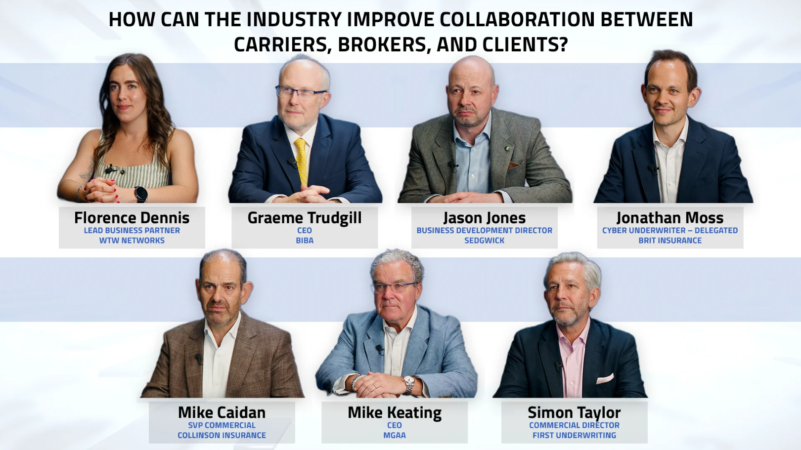 How can the industry improve collaboration between brokers, carriers and clients?