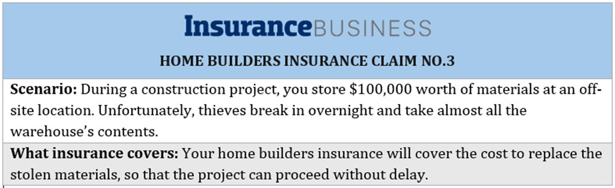 Home builders insurance Canada claims scenario 3