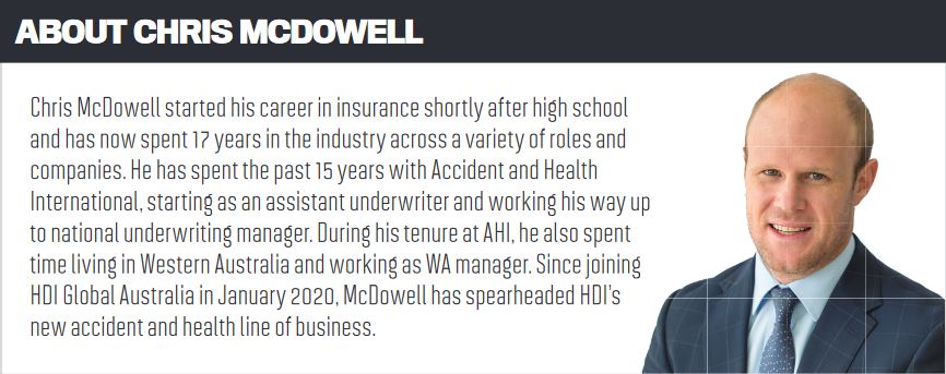 Chris McDowell, HDI Global Australia