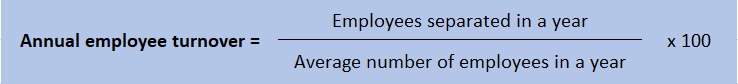 formula for monthly employee turnover