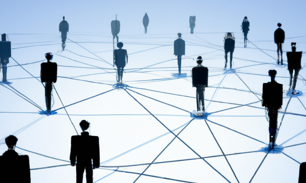 business networking silhouette png