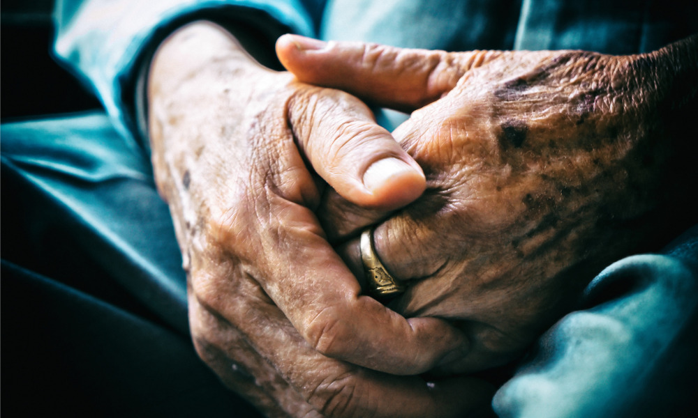 Punitive damages deleted in judgment holding company liable for negligence, elder abuse