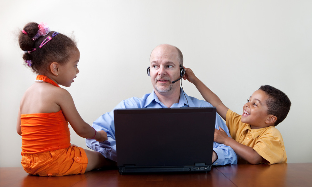Kids on a conference call? Tips for parents working from home