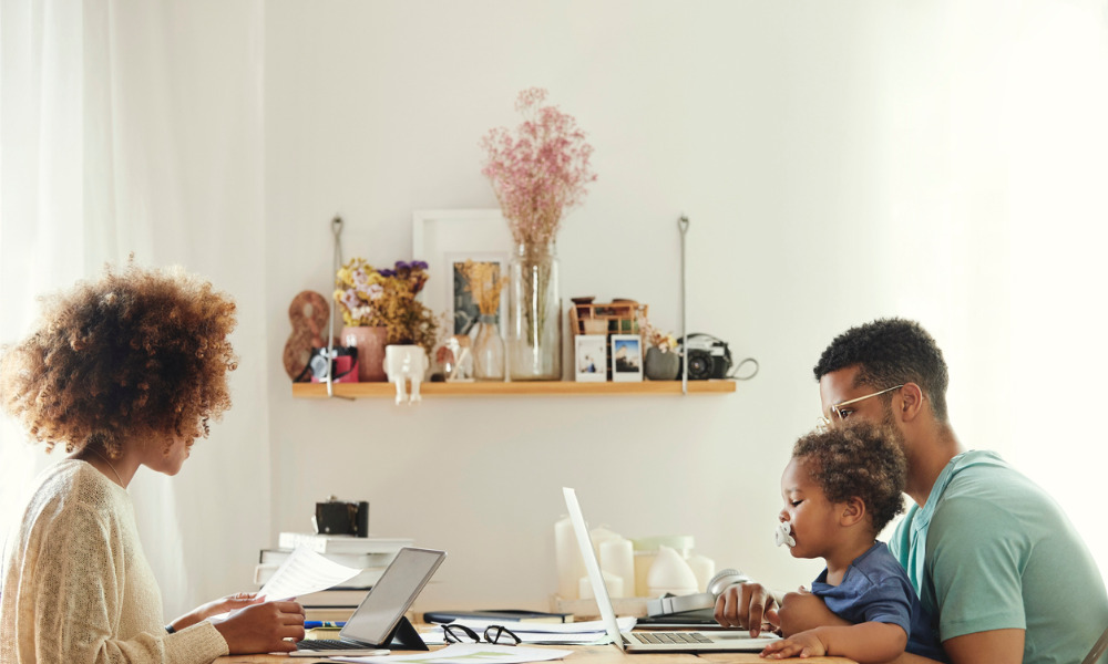 Finally, a Desk for Working Parents