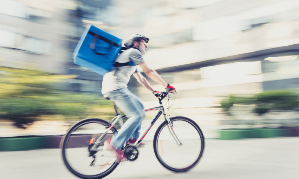 Deliveroo riders elect first health and safety representatives in ‘milestone’ for gig economy