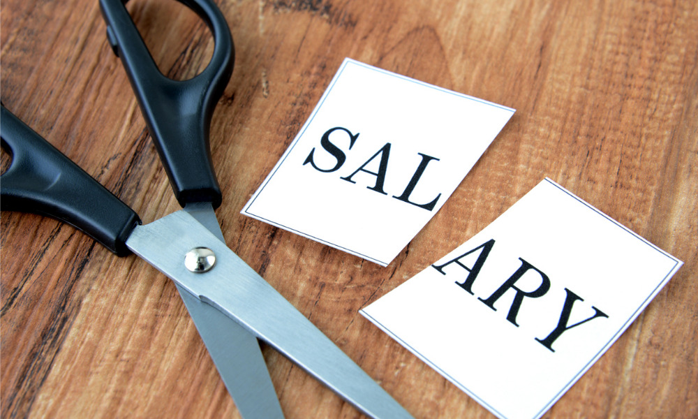 Can an employer reduce a worker’s pay due to 'COVID-19's impact'?
