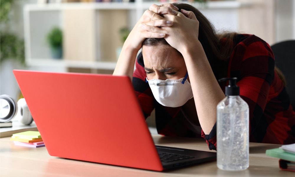 Almost all employees struggle with COVID-19 anxiety