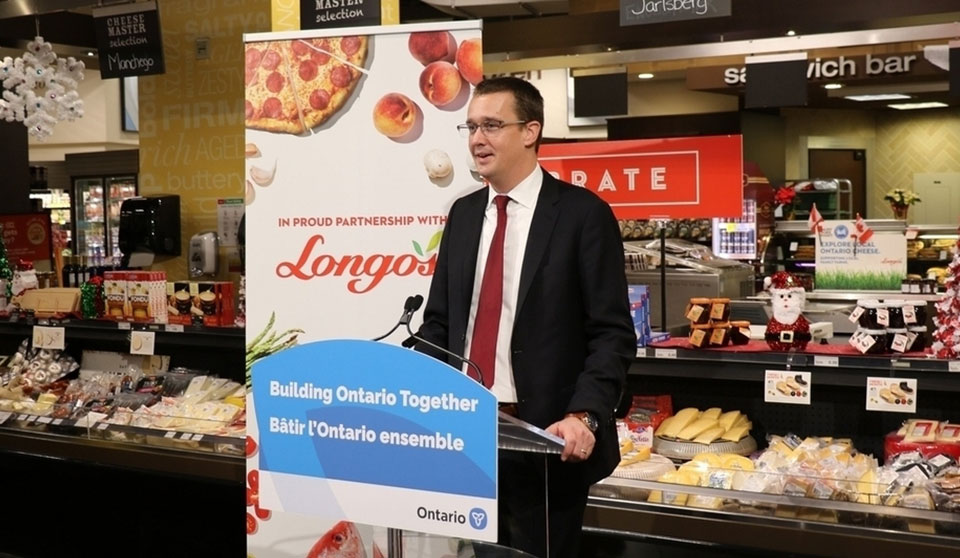 Minister of Labour, Training and Skills Development Monte McNaughton