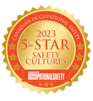  Canadian Occupational Safety 5-Star Best Safety Culture Award
