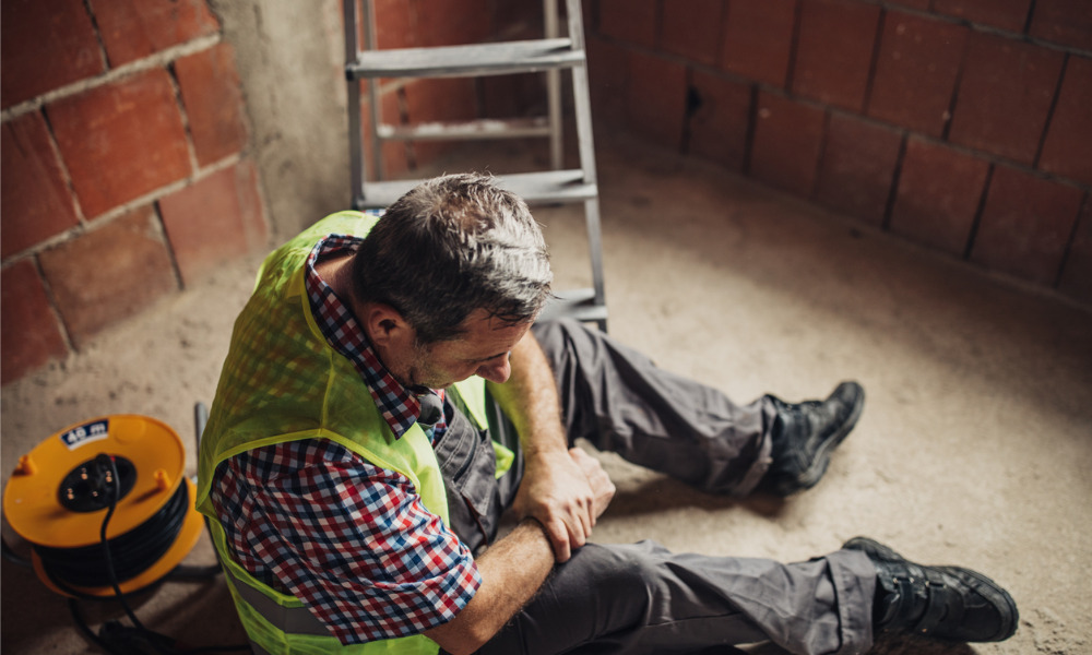 The five most common types of workplace injuries