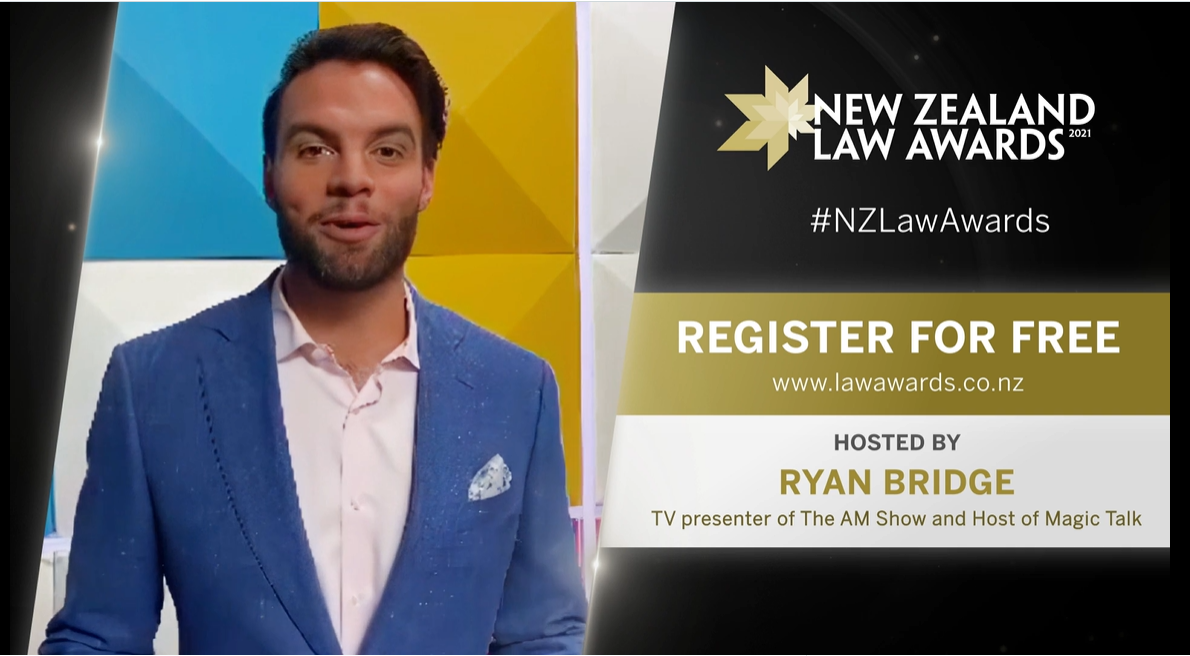 Meet your host for the virtual New Zealand Law Awards 2021