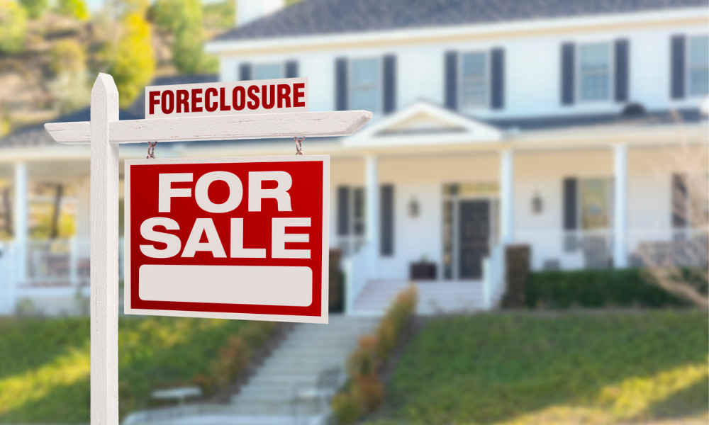 What happened to foreclosures after federal moratorium ended?