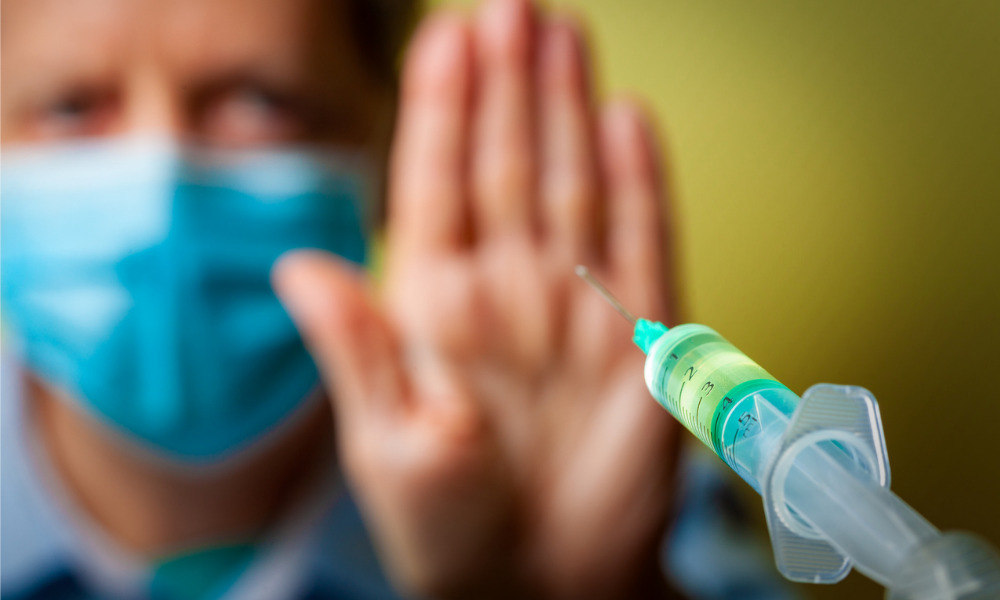 Should you sack antivaxxer execs?