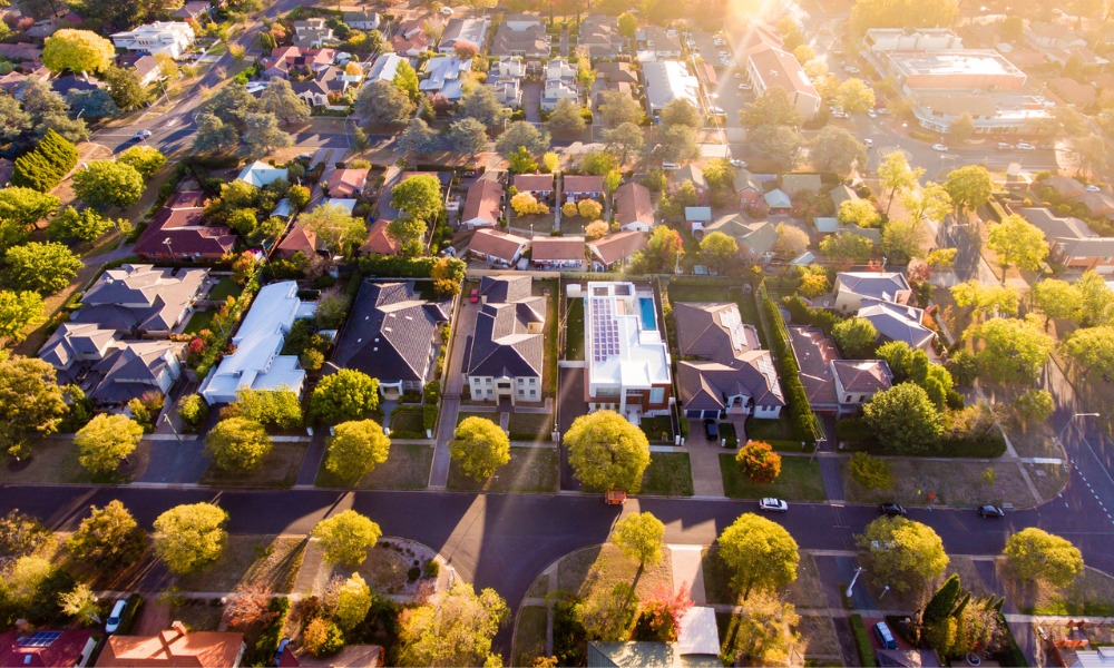 How many homes in Australia are mortgaged?