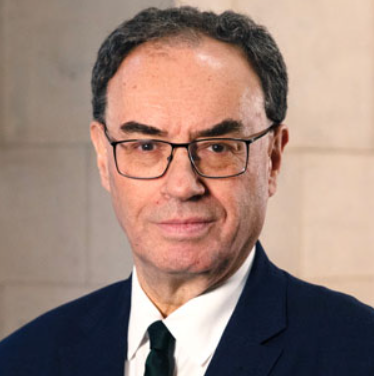 Andrew Bailey of the Bank of England