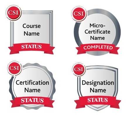 IFC course digital badges