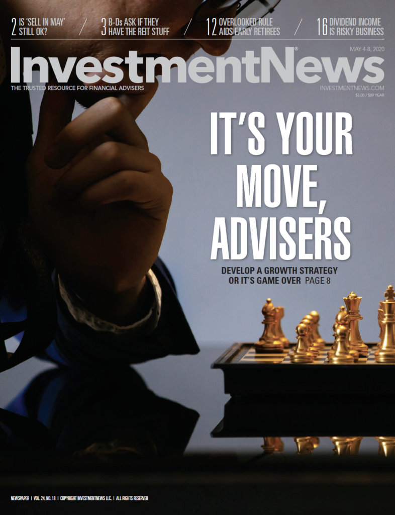 InvestmentNews cover 05012020