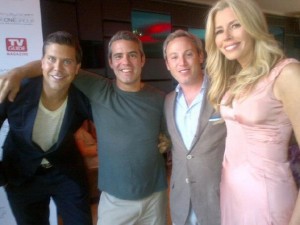 Fredrik with BRAVO TV Producer Andy Cohen and co-stars